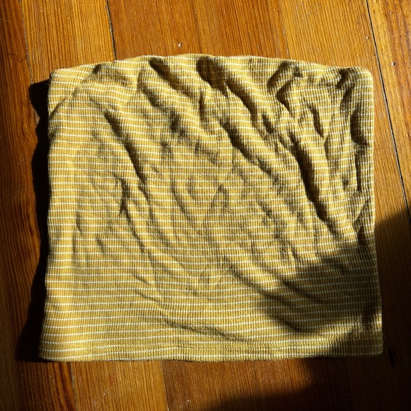 AE yellow striped tube top - Picture 3 of 4